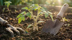 母が秘訣を教えてくれました：丈夫で実りが多く、支柱なしで育つ二股トマトの育て方