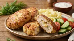 ジューシーなチキンカツの作り方：ステップバイステップの説明